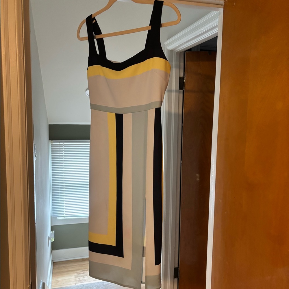Colorblock Sleeveless Dress